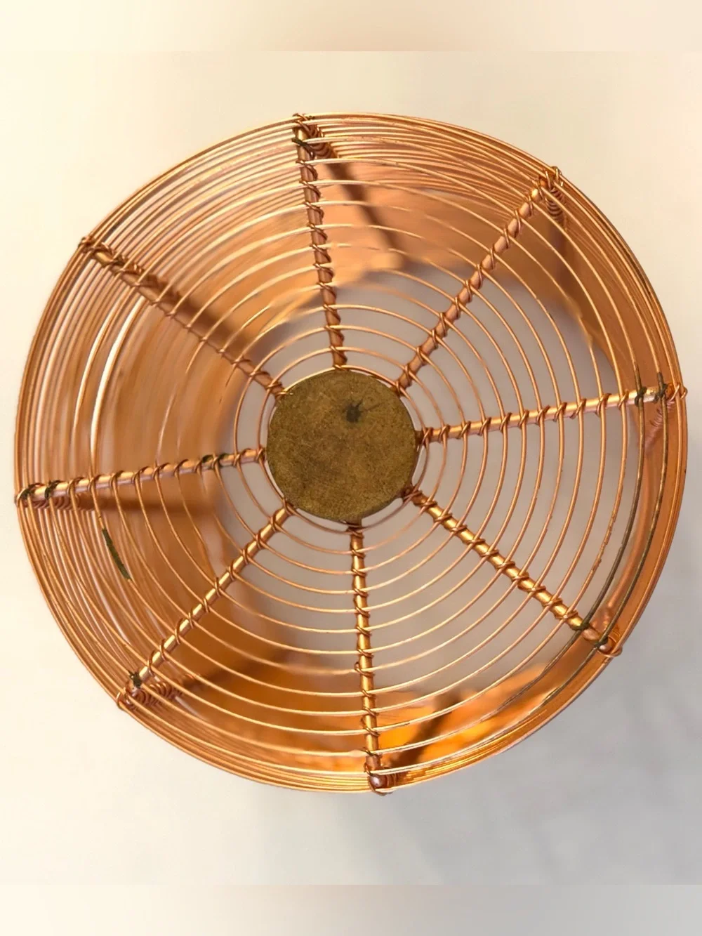 Anthropologie Copper Wire Utensil Holder